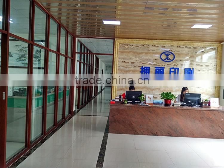 OEM CMYK gold hot stamping private lable printing adhesive paper sticker with your brand Logo