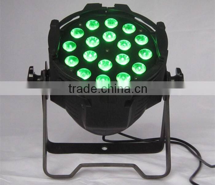 RGBWAP 6IN1 LED stage par 18*18w indoor led par 32 light for disco