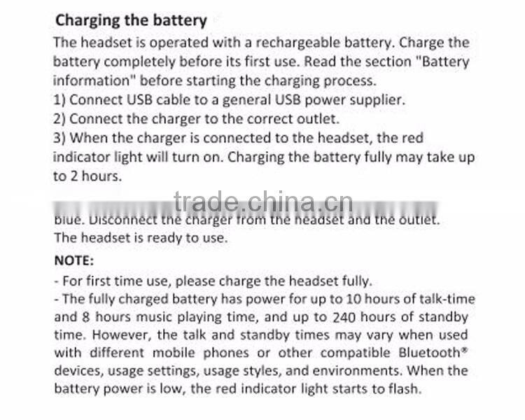 Multi Color Noise Cancelling Sport V4.0 Bluetooth Headset