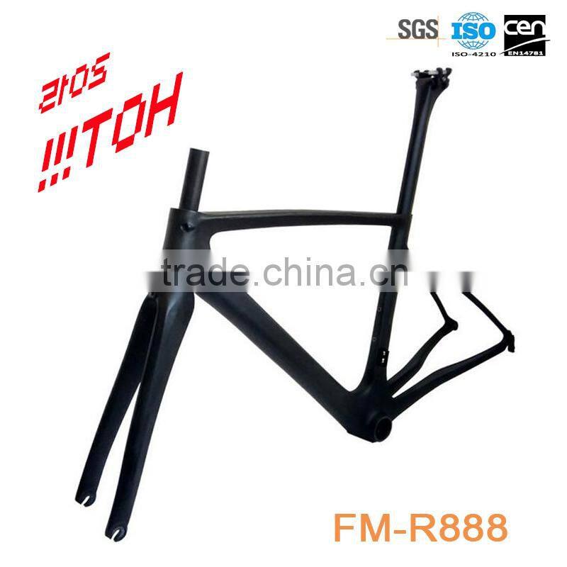 Toray T1000 Light Carbon Bike frame FM-R888, OEM carbon road bikes frame