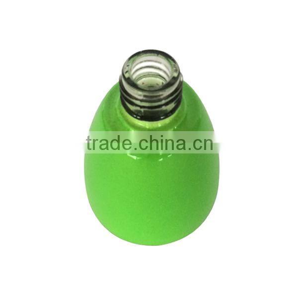 2016 hot sale color coated nail art glass bottles 18ml nail polish bottle, empty nail polish bottle with brush