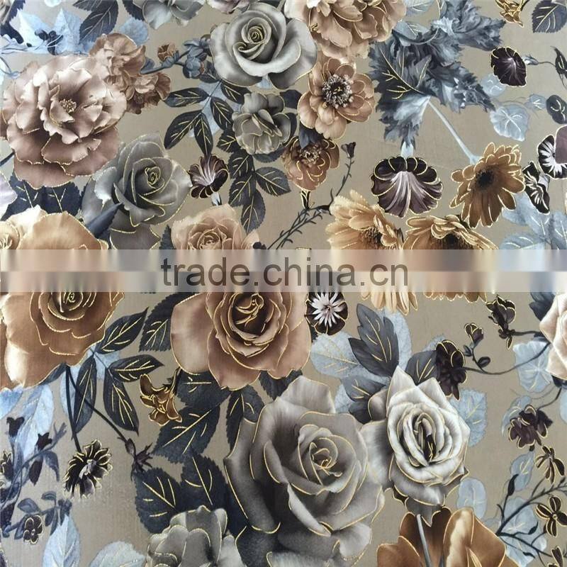 New developed silver paper printing spfa upholstery