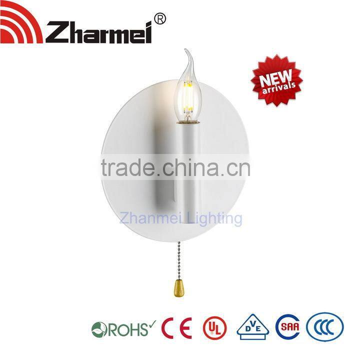 The Rope Pull Off Modern E14 Wall Lamp,bedside lamp