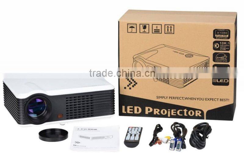 native 800x480/600Pixels Widescreen 16:9 dlp led projector