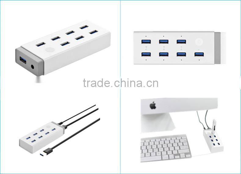 Fast transfer 5Gbps 7 port usb 3.0 por hub made in china