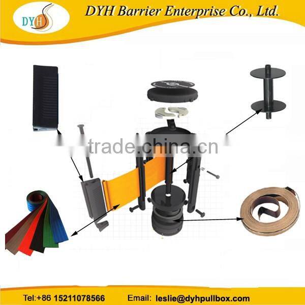 retractable airport barrier metal crowd control barriers stanchion