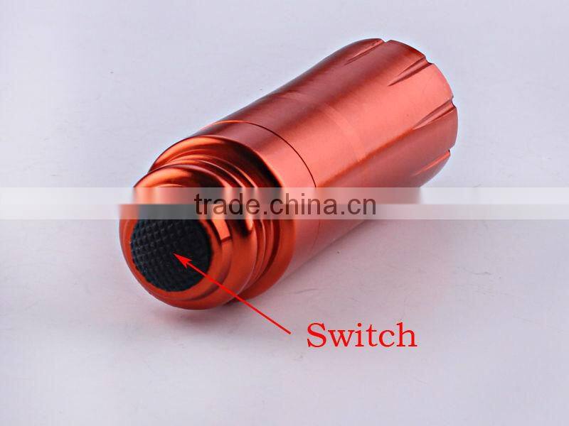 2013 New Design 9 LED Aluminum Torch