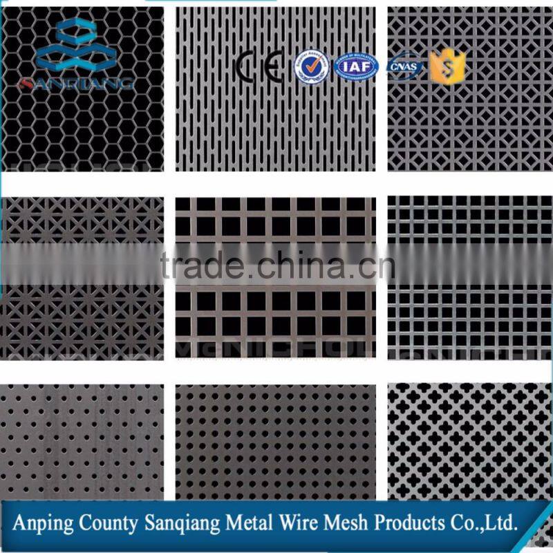 hole punching mesh/perforated sheet steel/used for facade curtain wall/sunscreen/buildingwith appropriate price(anping sanqiang)