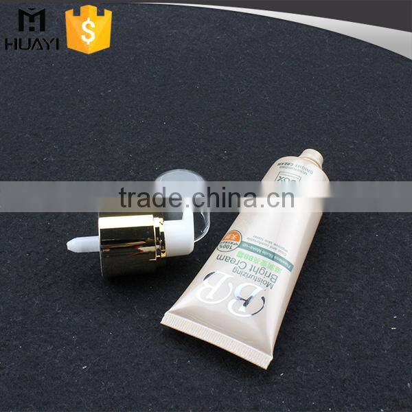 plastic lotion tube containers for cosmetic with pump