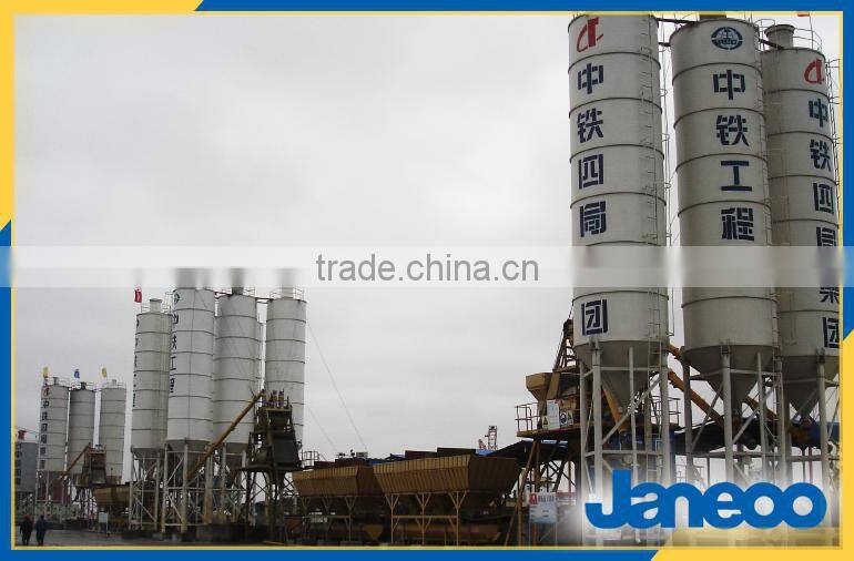 construction machinery HZS75 E perfect Concrete Mixing Plant Design