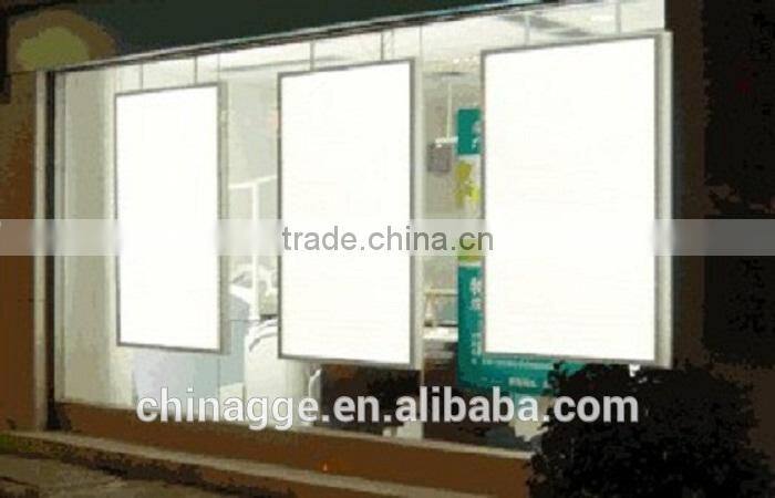 Advertising light boxes aluminium frame slim LED light box