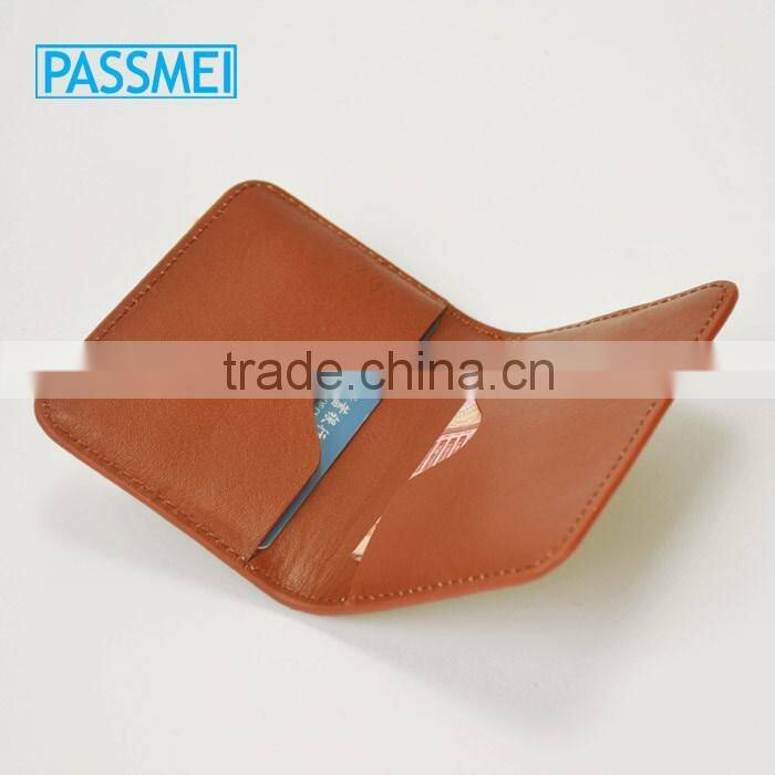 Custom genuine leather wallet men