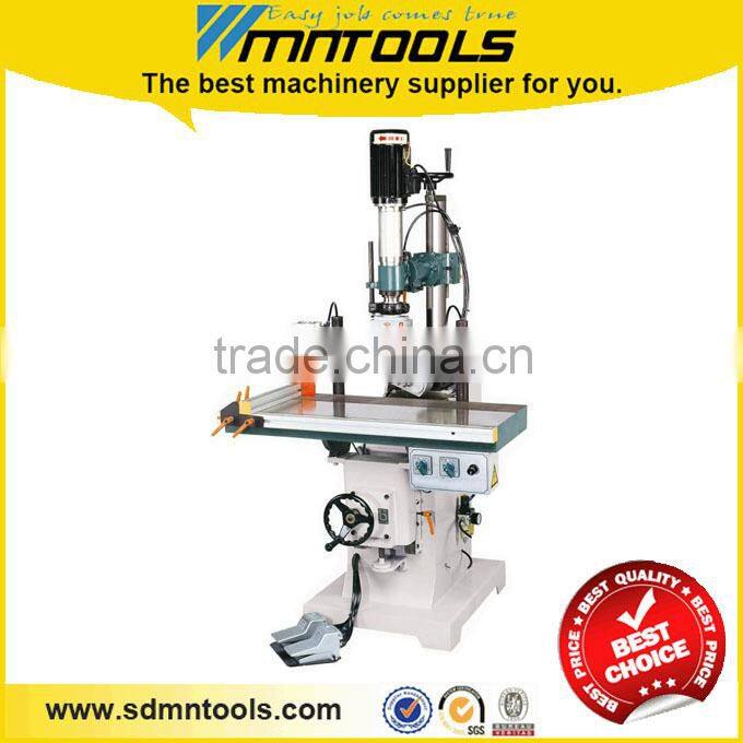 Lock boring machine for door production