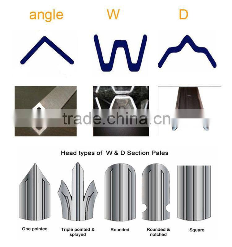 Top quality euro fence mesh/steel palisade fence mesh/palisade fence