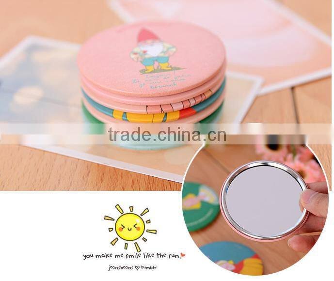 Wholesale promotion Dia 58mm Tin metal pocket mirror