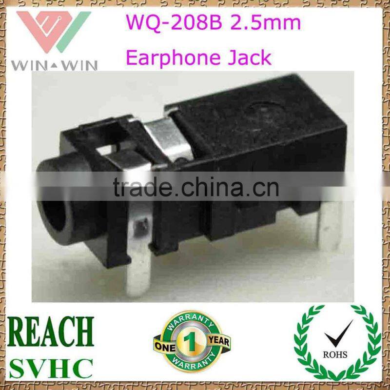 WQ-207 2.5mm DIP earphone jack
