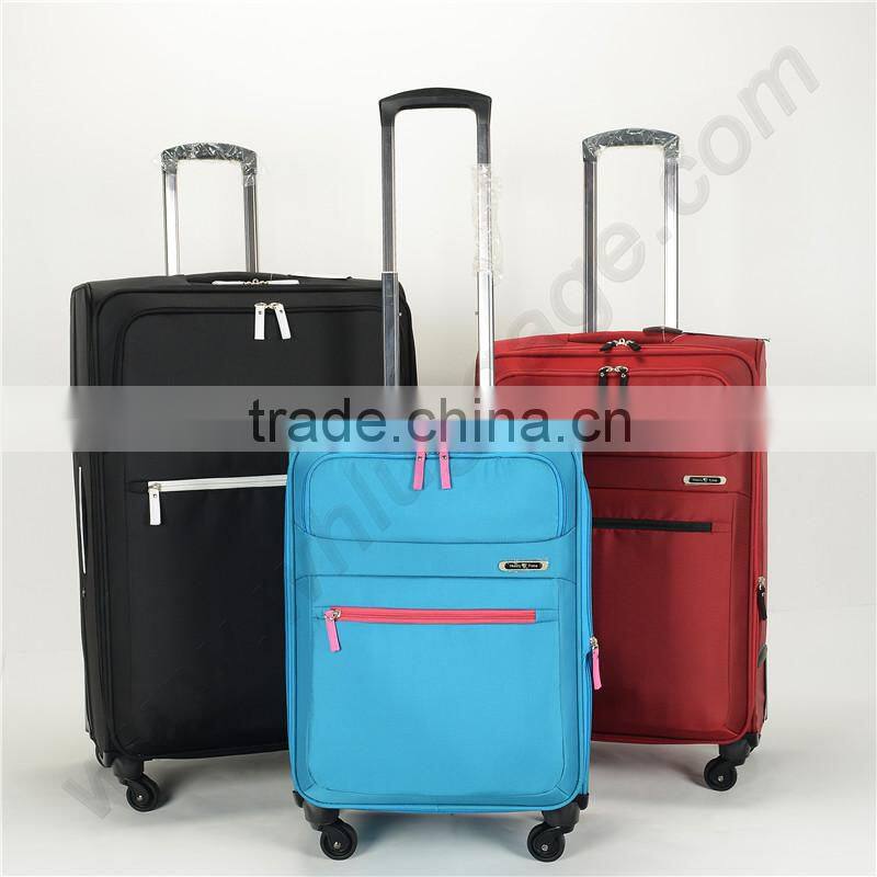 Custom make top quality suitcase type aluminum trolley luggage bag