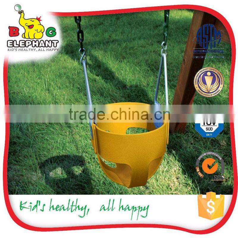 funny playground kids single swing