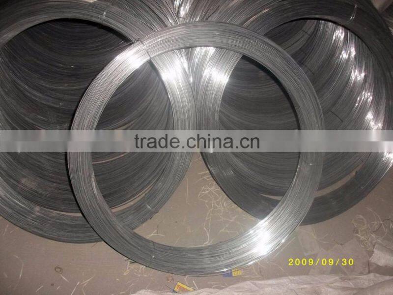 Galvanized Oval Wire 2.4x3.0mm For Farm Fencing