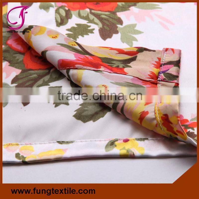 FUNG 300202 New Women Floral plus size bathrobes