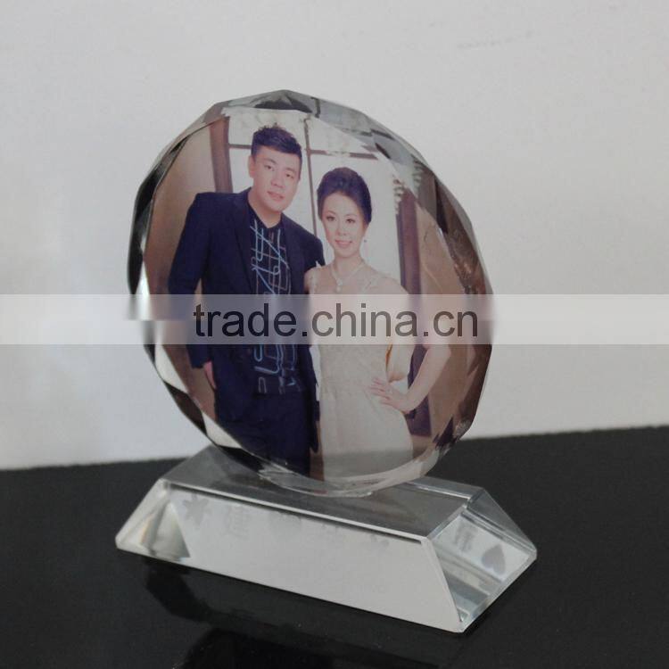Cute crystal photo image souvenir gift for wedding merchandise