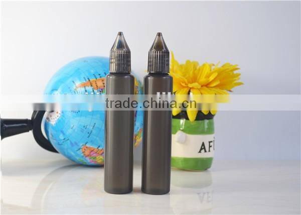 30ml pet bottles for e liquid e juice vapor with childproof cap and glass pipette hot selling