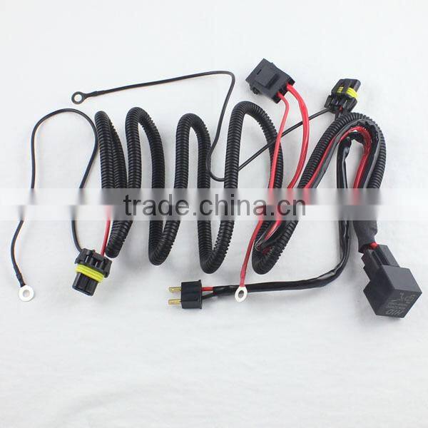12v 35w 55w Single Beam Wire Harness Cable head lamp H7 lamp warning canceller