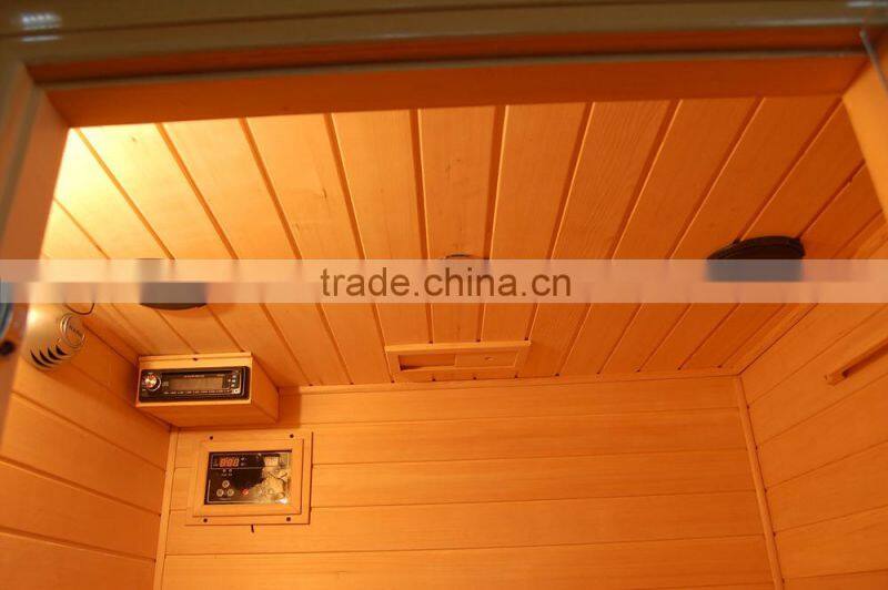 Canadian Hemlock Ozone Corner Sauna