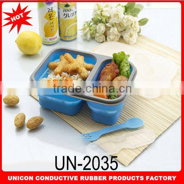 High quality newest lunch box make of food grade silicone