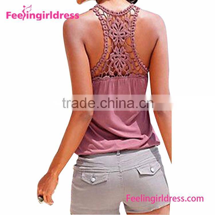 Latest Design Fashion Black Lady Blouse & Top