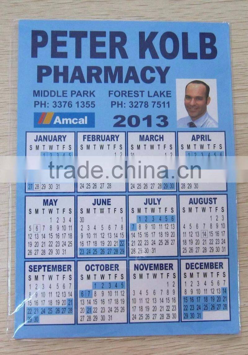 Wholesale high quality promotional souvenir products magnetic notepad fridge magnet