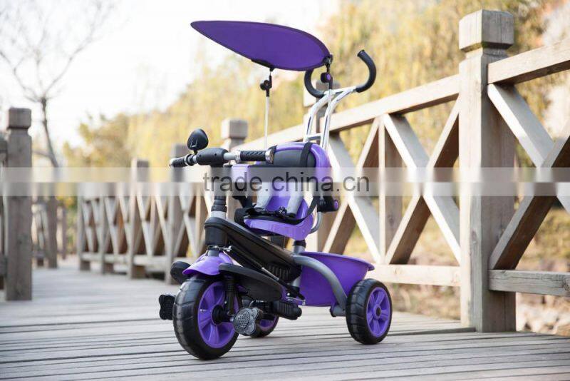20125 Baby tricycle CC902 with 3 point belt, U shape frame keep your baby safe and suitbale pass en71