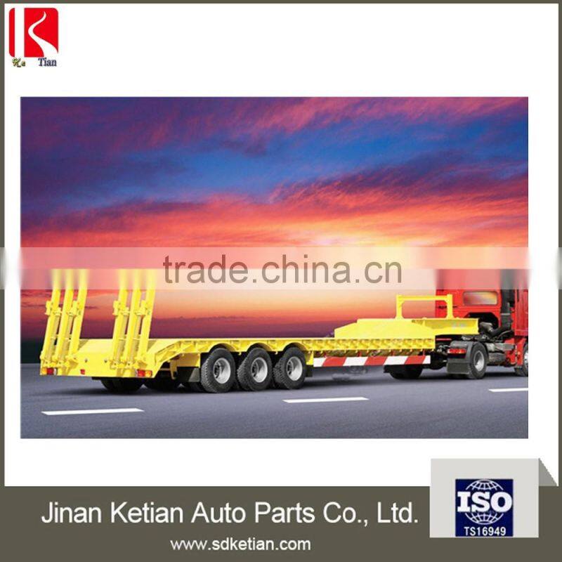 Low Bed Semi Trailers Used For Equipment Transport