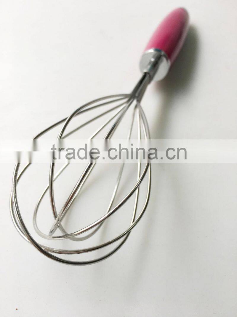 2016 Stainless Steel Manual Handle Egg Beater Wire Whisk
