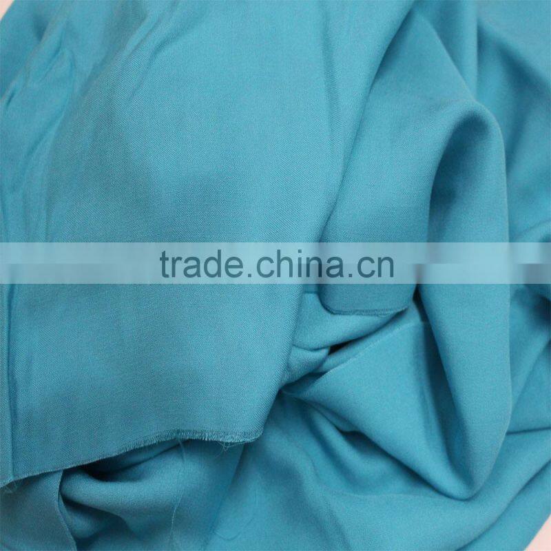 plain dyed woven viscose satin rayon twill fabric