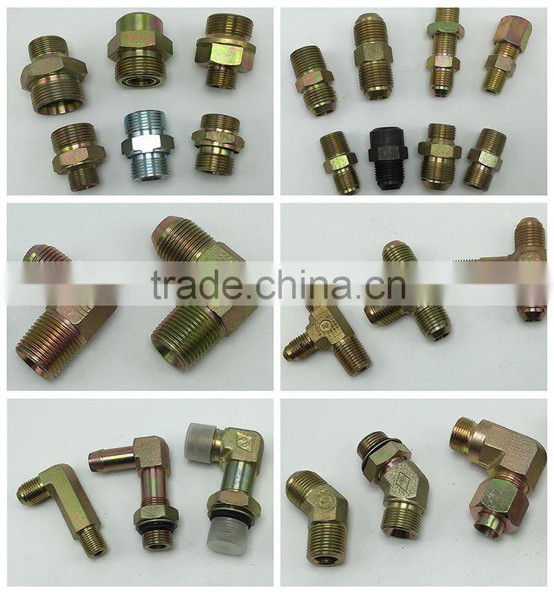 brass male hydraulic fitting reducing hollow hydraulic plug