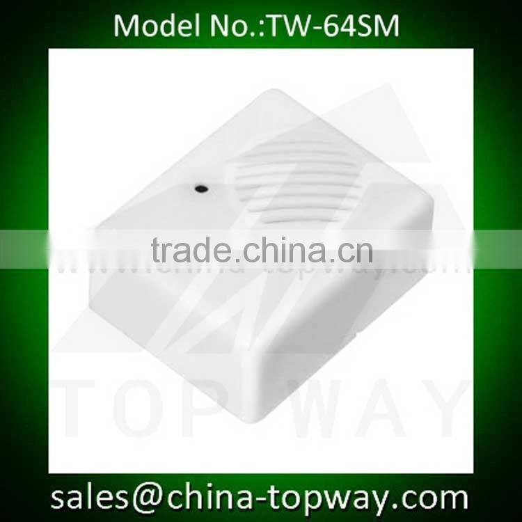 Battery powered white housing sound box for POP display