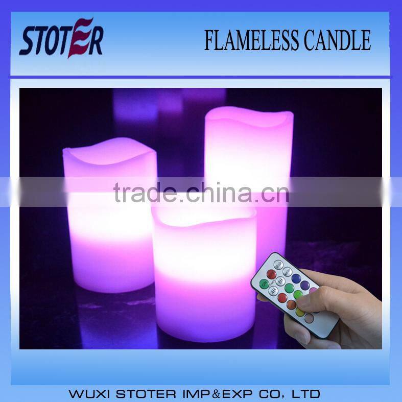 cheap LED candle with timer/flameless candle remote