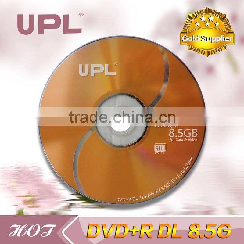 Wholesale best quality free samples dvd+r dl 8.5GB dual layer disks