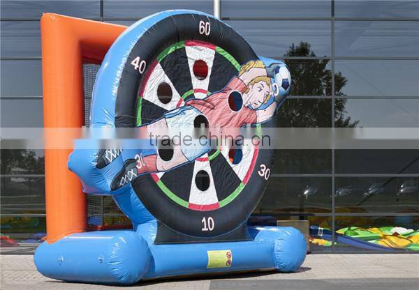 hot sell ! inflatable soccer darts game / inflatable sports game / inflatable football toss