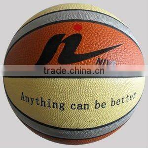 Leather basketball