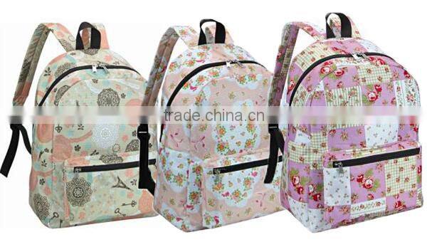 Polyester School bag sport backpack