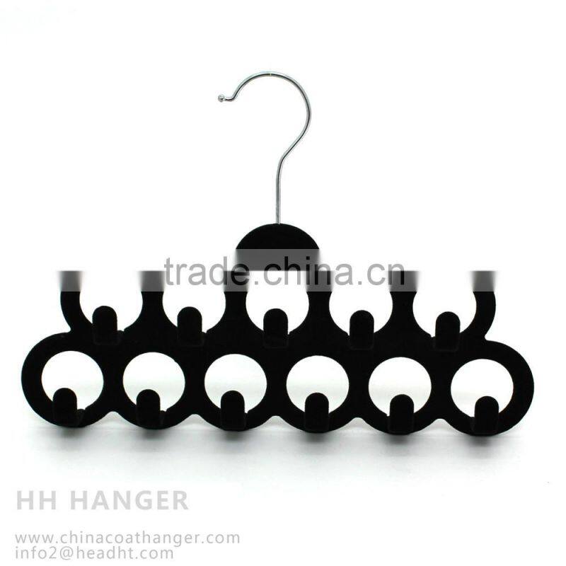 various shape multifunctional velvet tie/belt/scarf/jewelry hanger