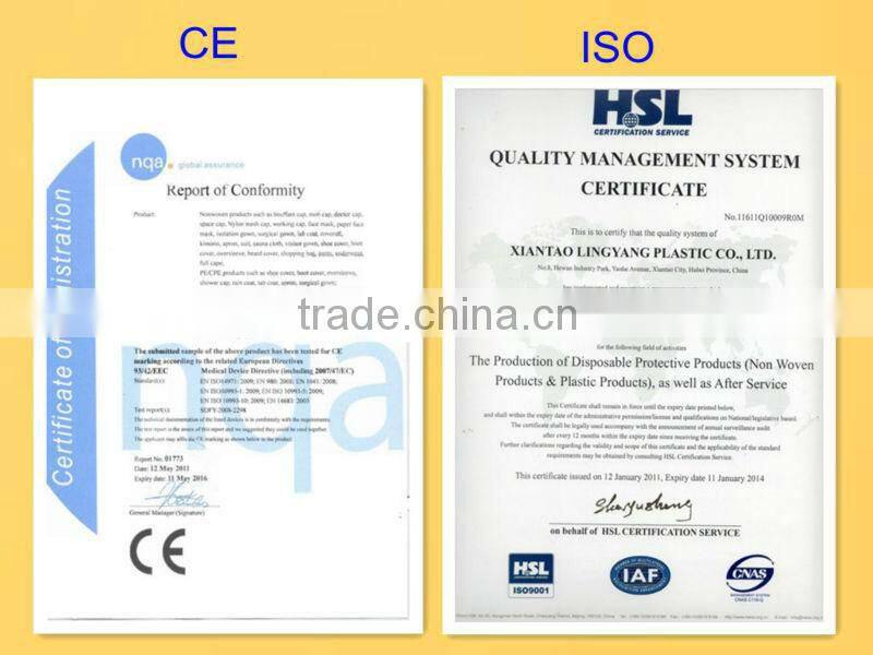 Disposable Medical PVC Waterproof Sleeve Cover