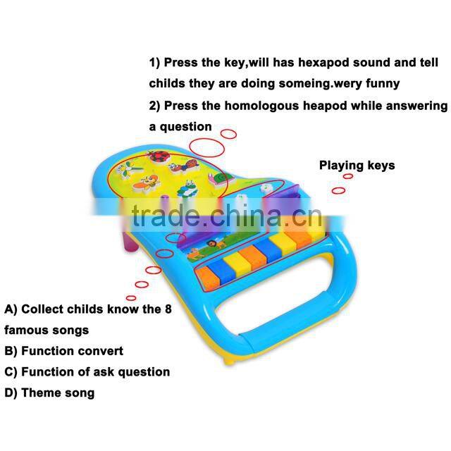 New Item Simulation Futuristic Kids Piano Keyboard Musical Toys