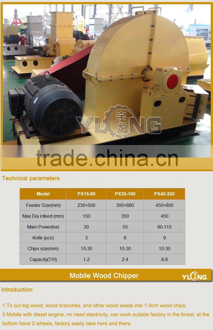 Capacity 1-2T/H PX Disc Wood Chipper