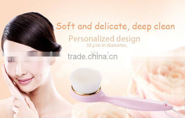 Long Handle Simple Cute Facial Cleaning Brush