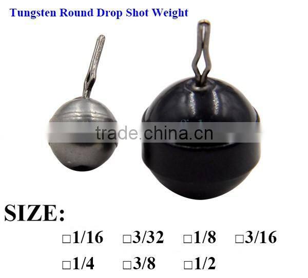 Best price Tungsten round drop shot weight
