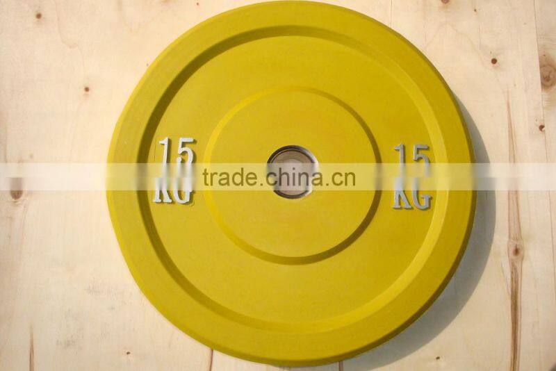 colorful rubber bumper plate