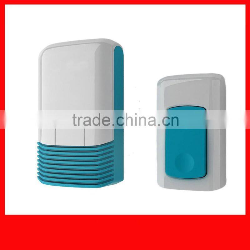2016 china spplier cheap F seies cordless doorbell 52 classic music remote working distance water-proof